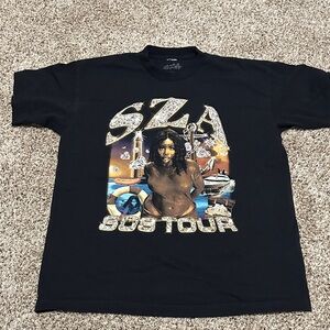 Black Graphic SZA Tour T-Shirt